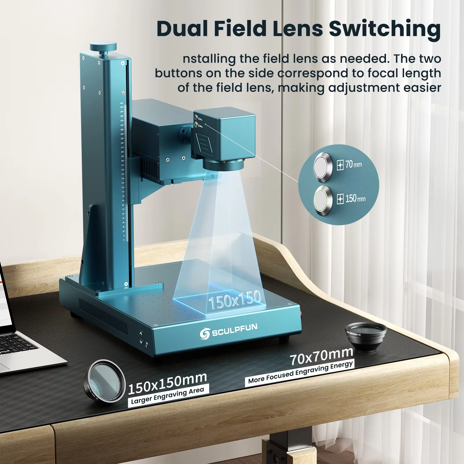 Industrial Uv Laser Engraver - SCULPFUN V5 UV-lasergraveermachine van industriële kwaliteit,