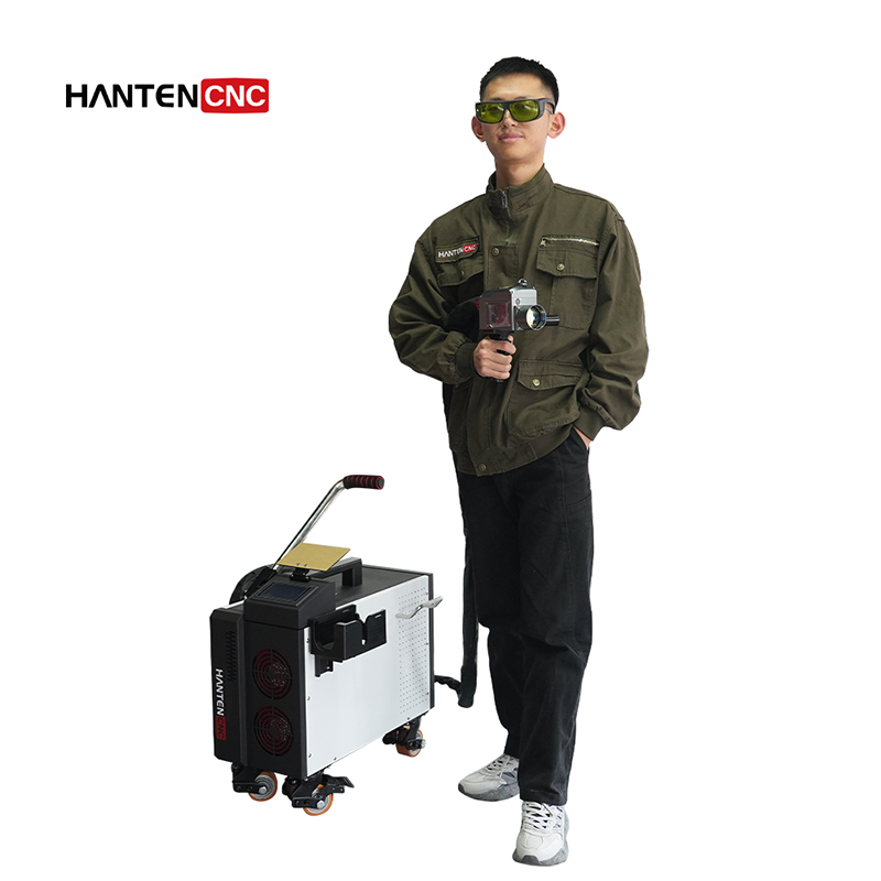 Industrial Laser Paint Removal - Pulslaserreiniger 500W luchtgekoeld draagbaar handapparaat voor