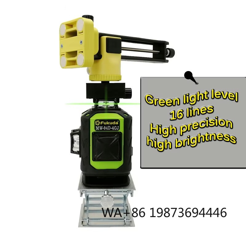 Industrial Laser Measuring Device - 4D 16-lijns groene industriële laserwaterpas, 360