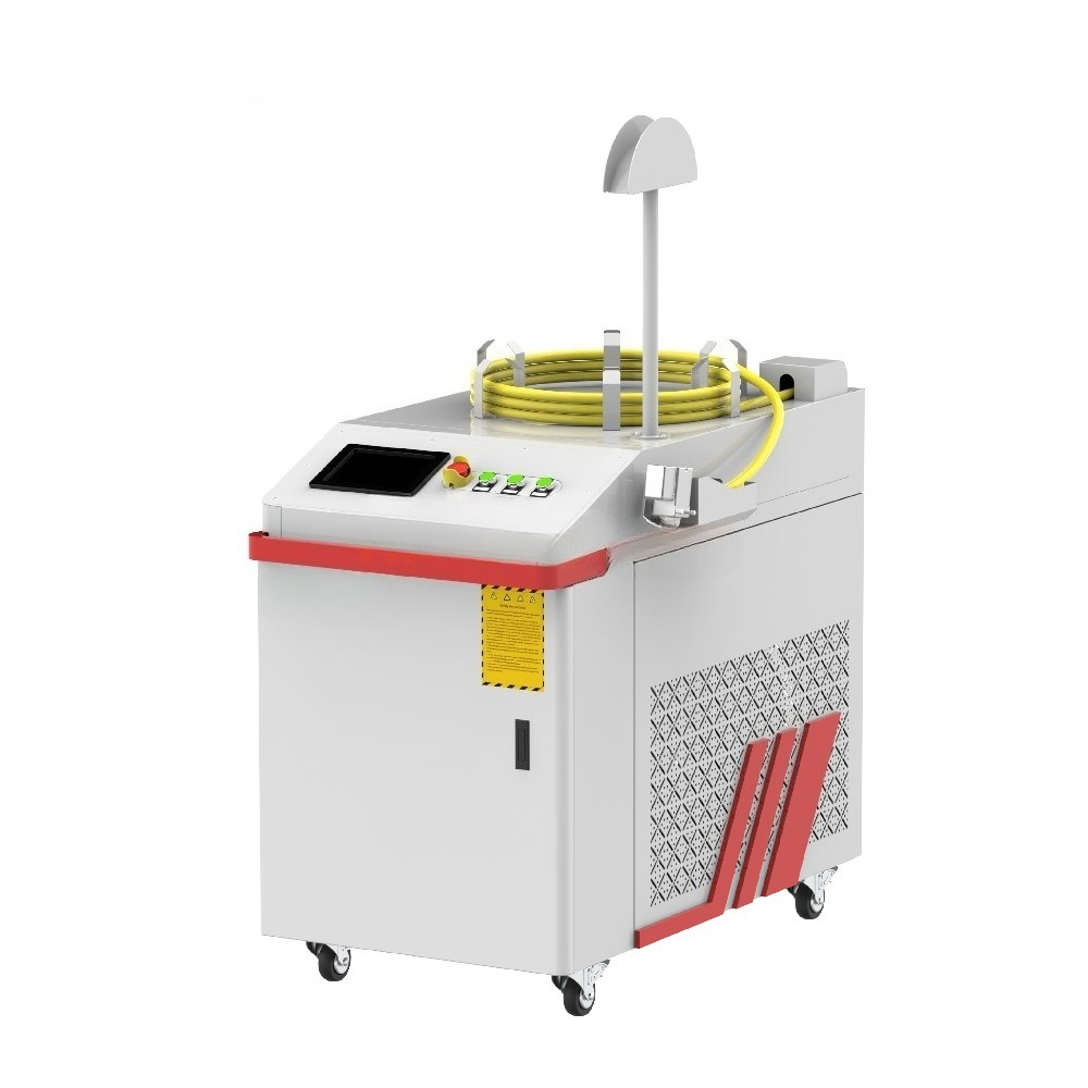 Industrial Laser Paint Removal - 3000W continu vezellaserreinigingssysteem voor metaal: verwijdering