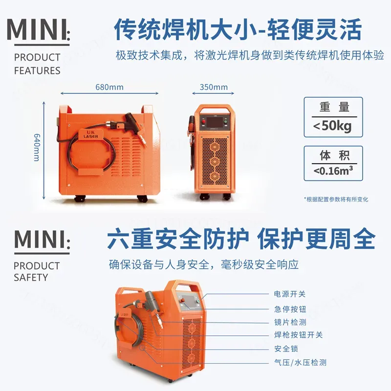 Handzame laserlasmachine 4-in- - Industrial Handheld Laser Welding Machine recensie en prijs