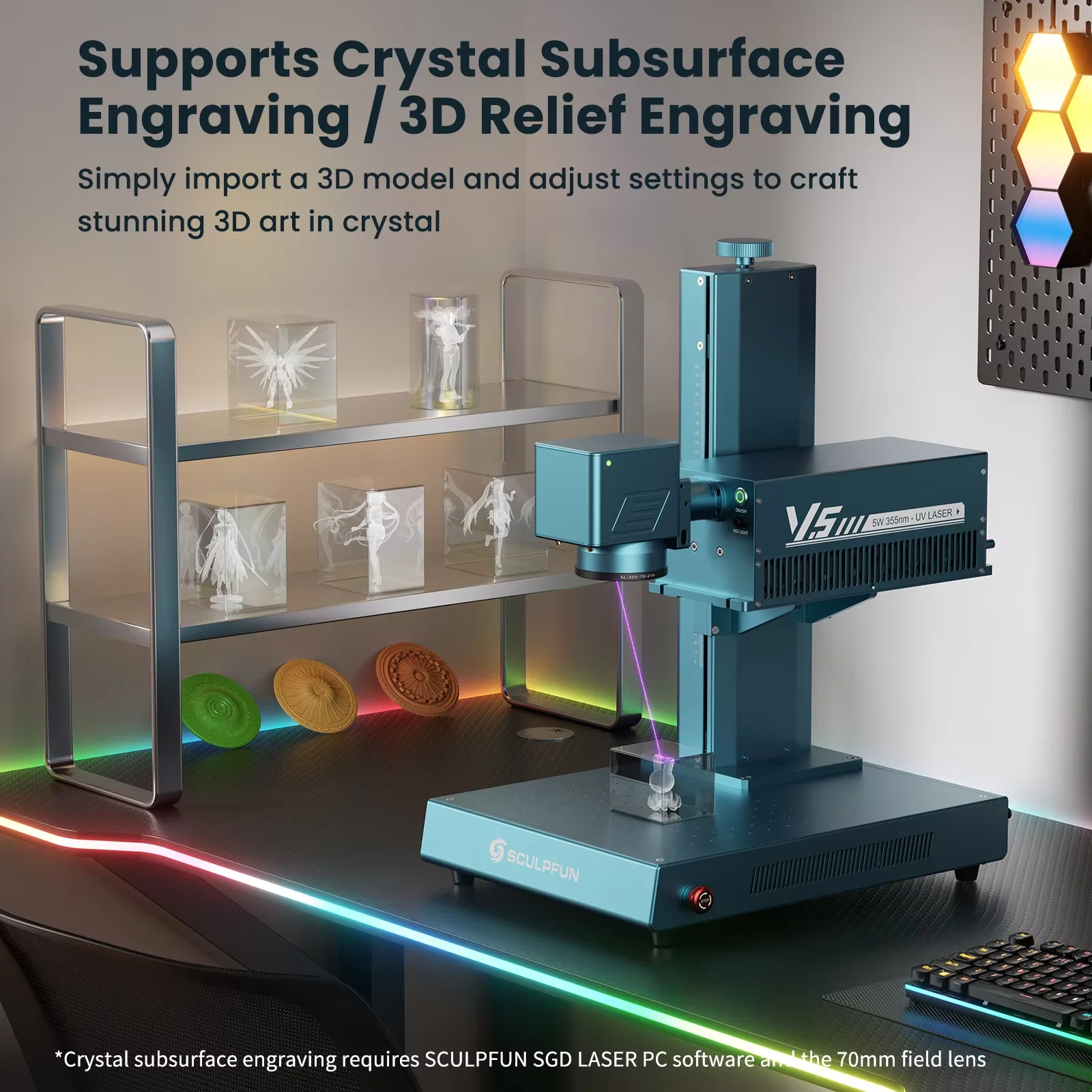 SCULPFUN V5 UV-lasergraveermac - Industrial Uv Laser Engraver recensie en prijs