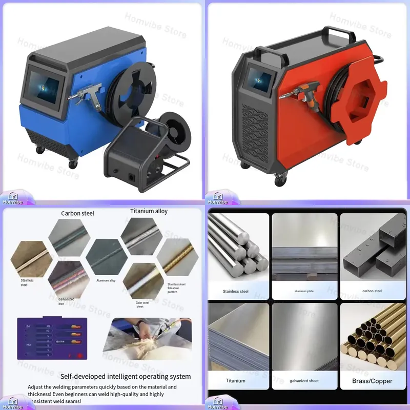 Vier-in-één luchtgekoelde lase - Industrial Handheld Laser Welder recensie en prijs