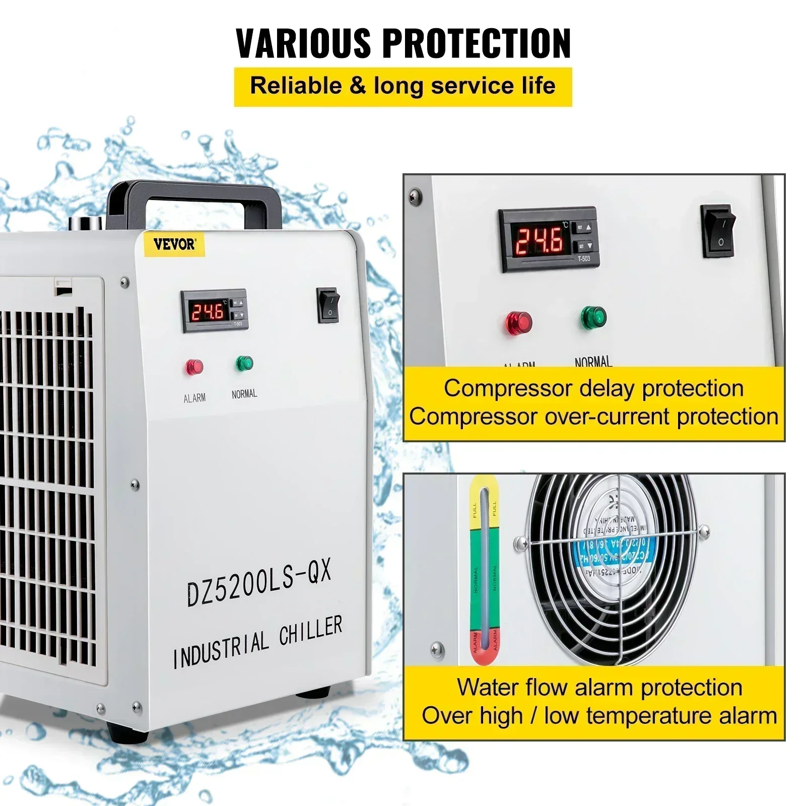 SIHAO CW-3000 Industriële CNC  - Laser Industrial Chiller recensie en prijs