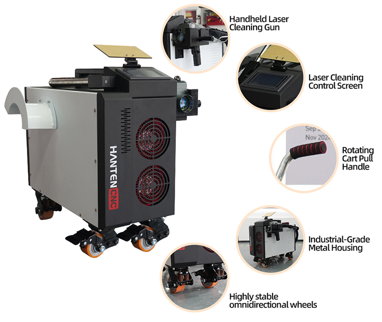 Pulslaserreiniger 500W luchtge - Industrial Laser Paint Removal recensie en prijs